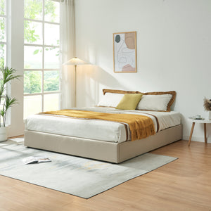 Kárpitozott franciaágy Nola [en.casa]