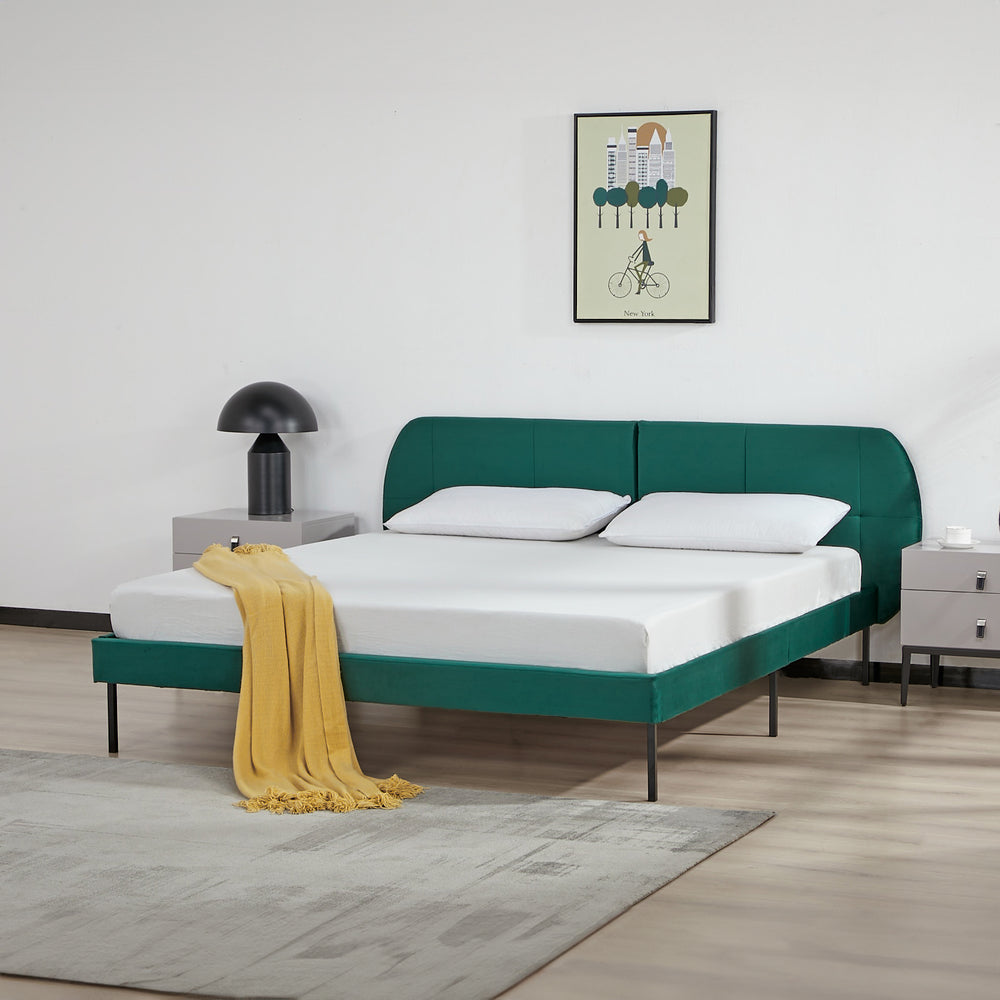 Kárpitozott ágy Porvoo [en.casa]