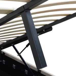 Kárpitozott franciaágy Nola [en.casa]