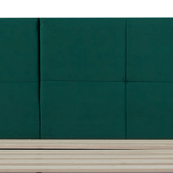 Kárpitozott ágy Porvoo matraccal [en.casa]