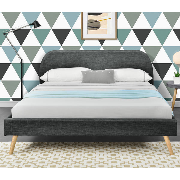 Franciaágy Elvas kárpitozott design ágy matraccal különböző szín és méretben Corium® 