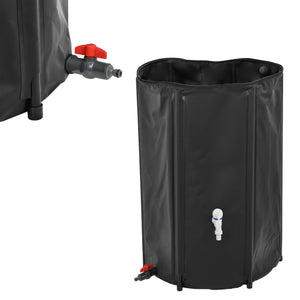 Esővízgyűjtő tartály AALE-39xx PVC fekete 250/500 L [casa.pro]