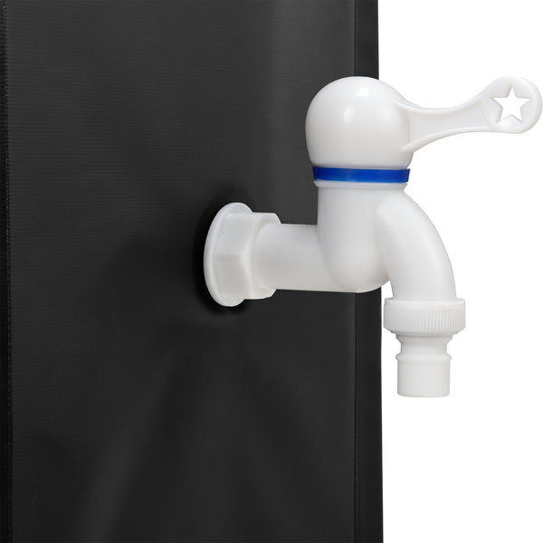 Esővízgyűjtő tartály AALE-39xx PVC fekete 250/500 L [casa.pro]