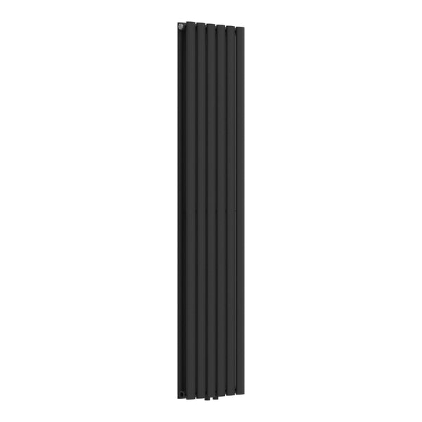 Kétrétegű design csőradiátor Nore fekete 160x36cm, 1198W [neu.haus]