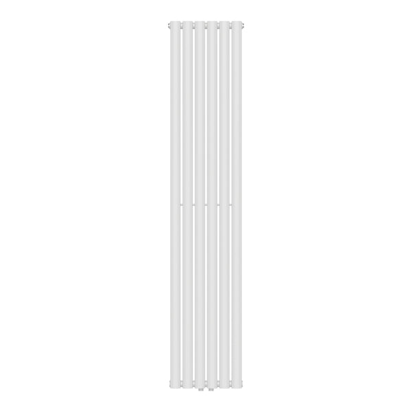 Egyrétegű design csőradiátor Nore fehér 180x36cm, 707W [neu.haus]