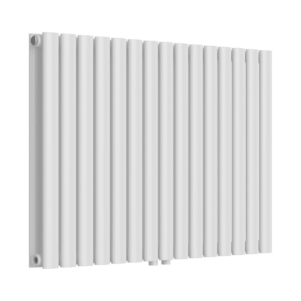 Kétrétegű design csőradiátor Nore fehér 60x90cm, 1180W [neu.haus]