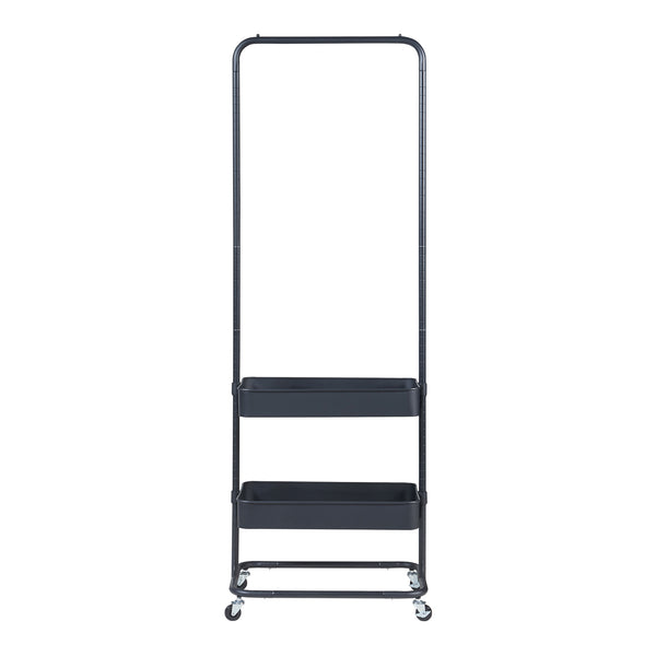 Gurulós ruhatartó állvány Kumad 175x58x36 cm [en.casa]