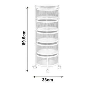 Gurulós tárolókocsi Steigen több színben és kivitelben [en.casa]