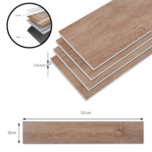 SPC Klikkes padlóburkolat Okapirg 122 x 18 cm [NEU.HOLZ]