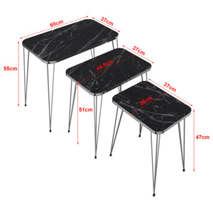 Satztisch Samsø 3 darabos szett különböző színekben [en.casa]