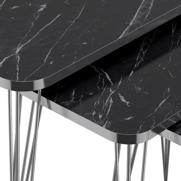 Satztisch Samsø 3 darabos szett különböző színekben [en.casa]