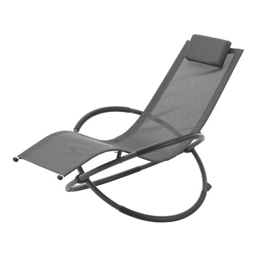 Hintaszék Pulsano 150 kg sötétszürke [en.casa] - premiumXL
