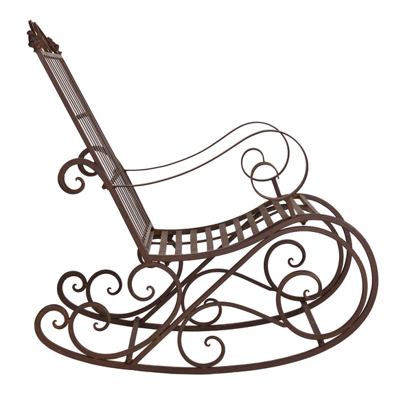 Kerti hintaszék Geraldton vintage fém több színben [en.casa] 