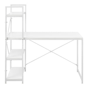Íróasztal polcokkal Stavanger 120x60x122 cm [en.casa]   