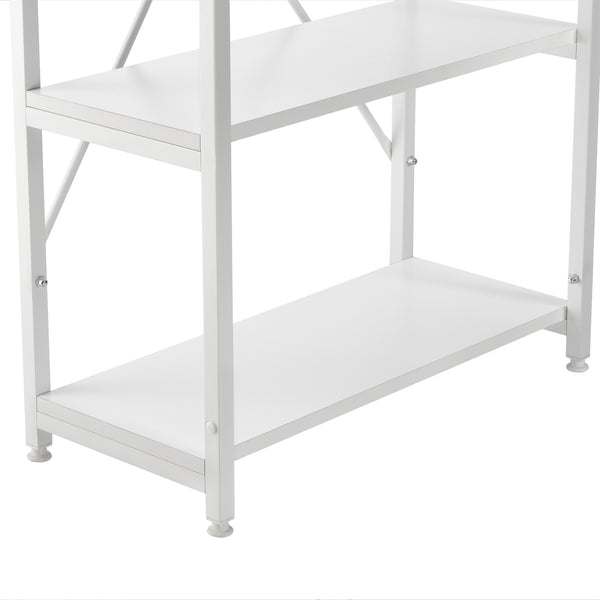 Íróasztal polcokkal Stavanger 120x60x122 cm [en.casa]   