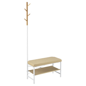 [pro.tec]® Cipőtartó pad, 42 cm, Bézs
