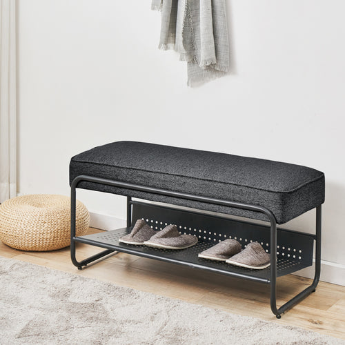 Cipőtartó pad Lillehammer 90x37x42 cm [en.casa]