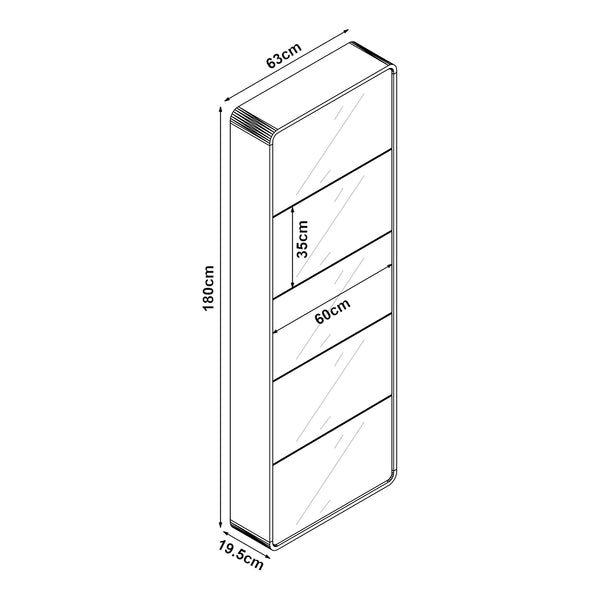 Cipősszekrény Aure [en.casa]