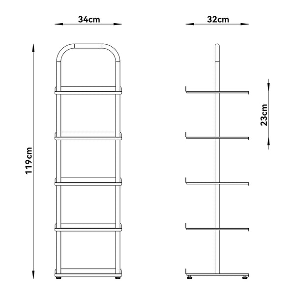 Cipőspolc Poytya [en.casa]