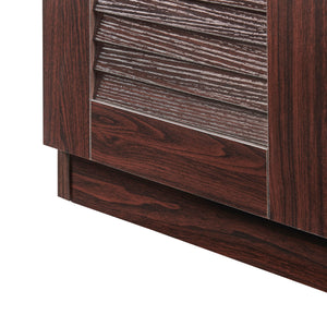 Cipősszekrény Løten 63x36x62 cm wenge színű [en.casa]