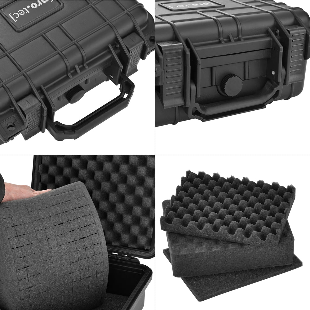 Védőkoffer Berna különböző méretben fekete [pro.tec] 