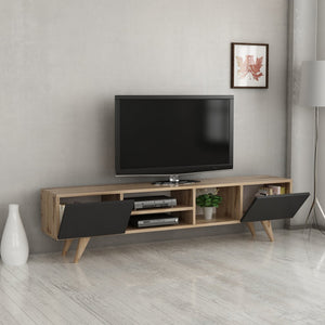 TV-állvány Assens 40x160x31 cm forgácslap műanyag több színben [en.casa]