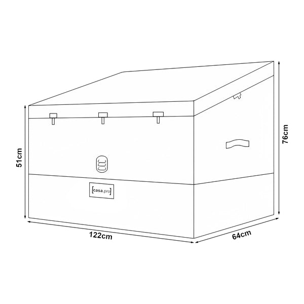 Ponyvás kerti tároló Alanno [casa.pro]