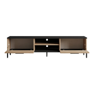 TV-asztal Lempäälä 2 szekrényajtóval 160 x 35 x 39 cm több színben [en.casa]