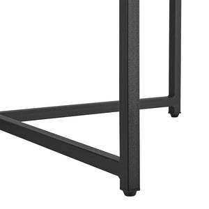 Kisasztal kerek Uppvidinge acél/üveg több színben [en.casa] 