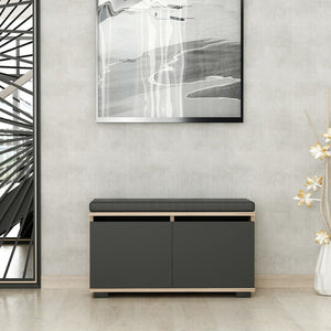 Cipőtartó pad Brande 42x80x35 cm különböző színekben [en.casa] 