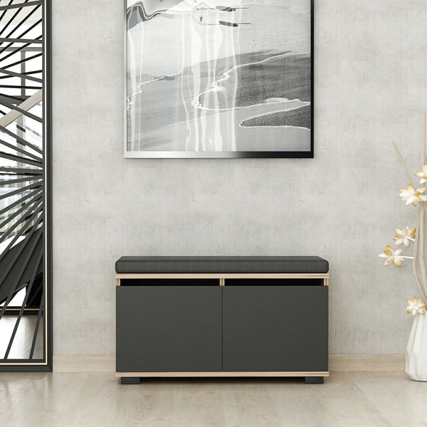 Cipőtartó pad Brande 42x80x35 cm különböző színekben [en.casa] 