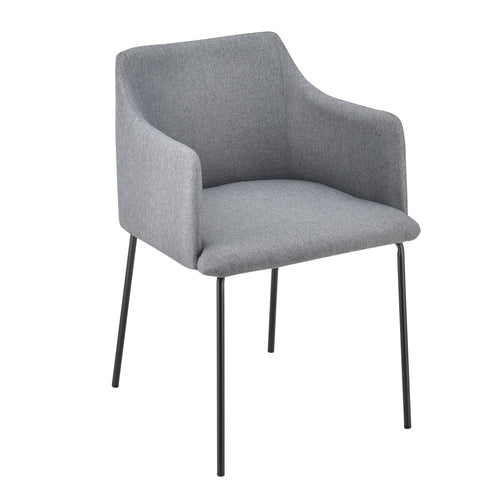 Fotel ABCS-3501 kárpitozott textil sötétszürke [en.casa]
