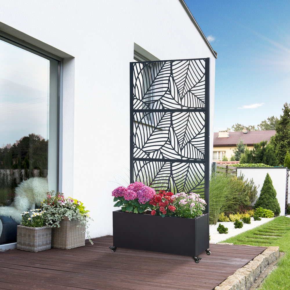 Gurulós válaszfal Surnskoki virágosládával [casa.pro]