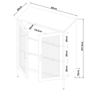 Komód Falköping több színben [en.casa]