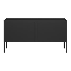 Háromajtós komód Pyhtää 118x40x60cm acél [en.casa]