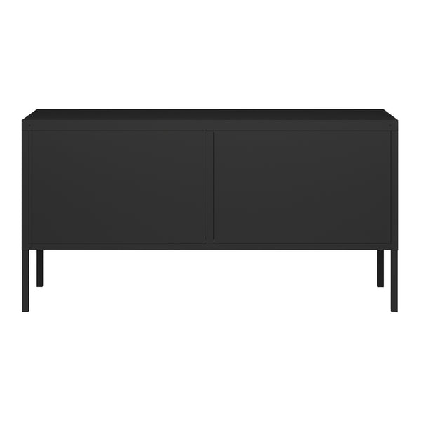 Háromajtós komód Pyhtää 118x40x60cm acél [en.casa]