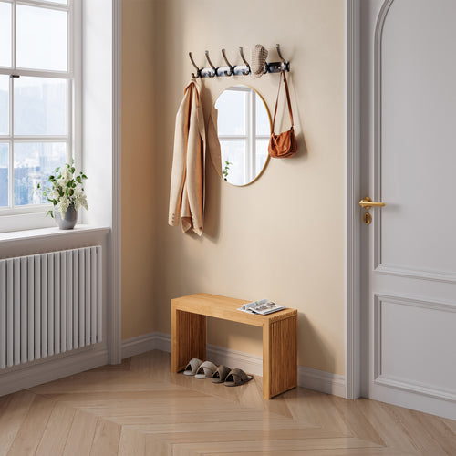 Cipőtartó pad Korjad 90x33x43 cm bambusz [en.casa]