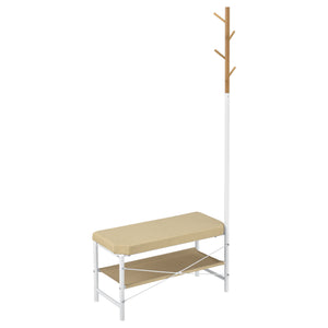 [pro.tec]® Cipőtartó pad, 42 cm, Bézs