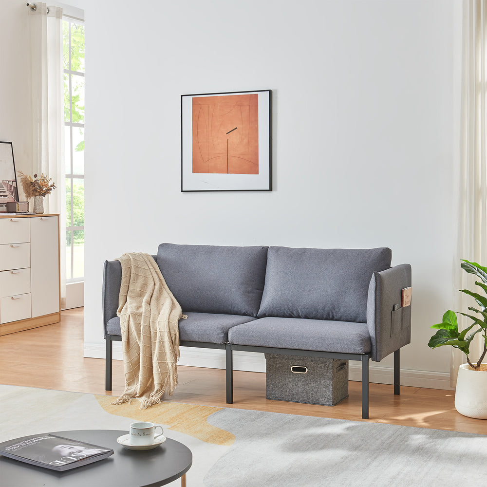 2 személyes kanapé Kamar [en.casa]