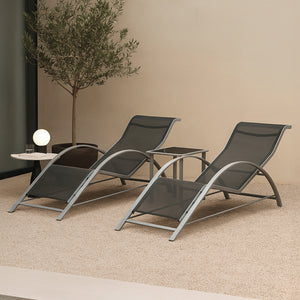 Kerti bútor szett Binetto 3 részes [en.casa] - premiumXL