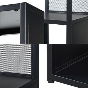 Állópolc Finspång 185x38x38 cm [en.casa]