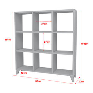 Könyvespolc Svedala 88x88x20 cm több szinben [en.casa] 