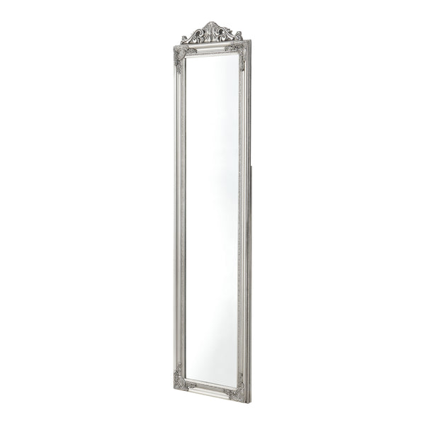 Állótükör 160x40 cm állítható dönthető barokk stílusú keret több színben [en.casa]® 