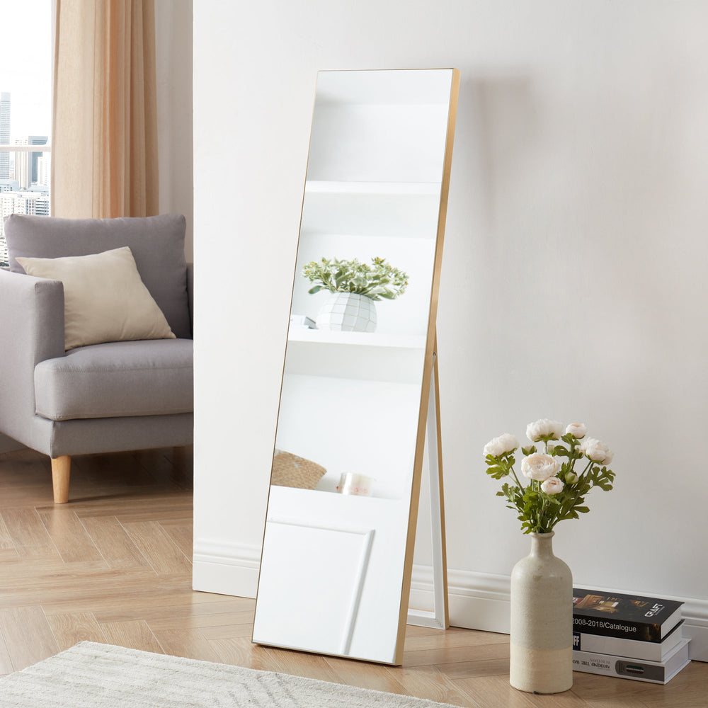 Barletta állótükör 150x35 cm dönthető, többféle színben [en.casa] - premiumXL