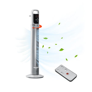 Torony ventilátor 3 fokozatos oszcilláló 40W 82x22x22cm több színben [in.tec]® 