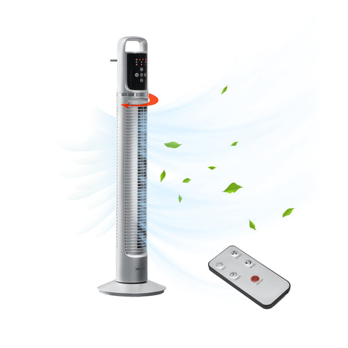 Torony ventilátor 3 fokozatos oszcilláló 40W 82x22x22cm több színben [in.tec]® 
