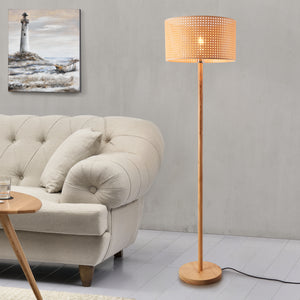 Állólámpa Rochdale E27 sárgásbarna [lux.pro] - premiumXL