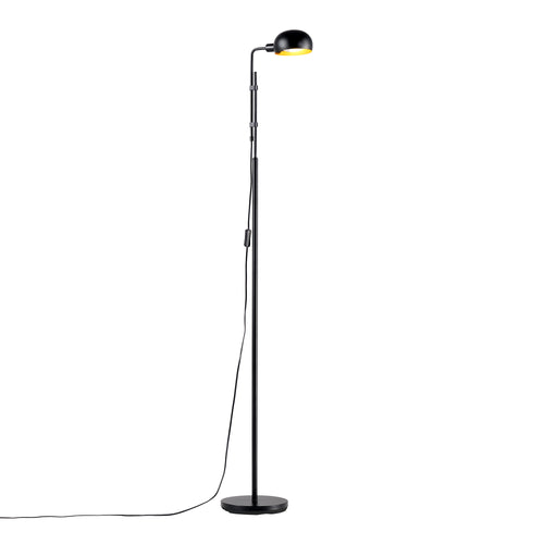 Állólámpa Bolton 1 x E14 max. 25W fekete 160 cm [lux.pro] 