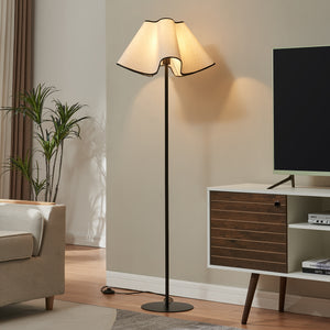 Állólámpa Ashton 153cm fekete/fehér [lux.pro] - premiumXL