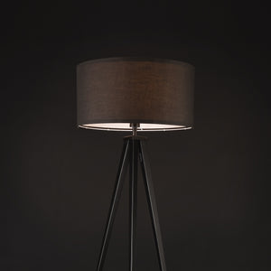 Állólámpa Faro 3-lábú lámpa padlólámpa E27 fém-textil 153 cm több színben [lux.pro]®